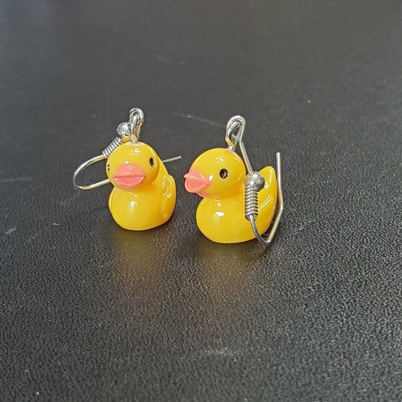 Jewelry - Rubber duckie you're the one dangling earr…
